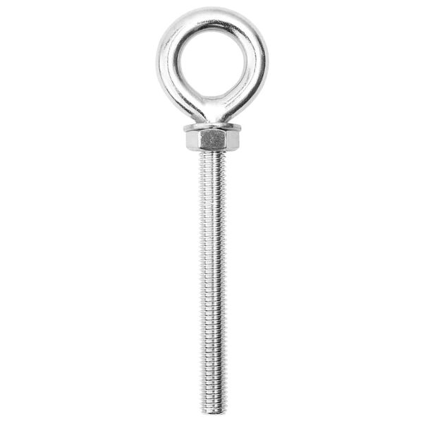 vidaXL 9 Piece Sunshade Sail Accessory Set Stainless Steel