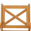 vidaXL Outdoor Dining Chairs 2 pcs Solid Wood Acacia