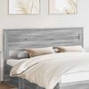 vidaXL Headboard Grey Sonoma 200 cm Engineered wood