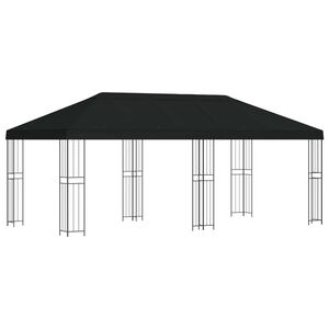 vidaXL 6 x 3 m Black Polyester and Steel 190