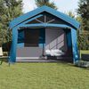 vidaXL Tents with Roof with Air Vent Blue 620 x 322 x 240 cm Polyester