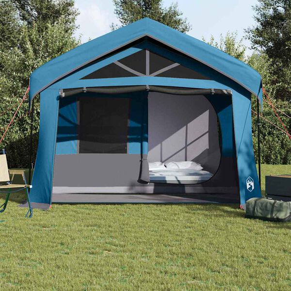 vidaXL Tents with Roof with Air Vent Blue 620 x 322 x 240 cm Polyester