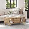 vidaXL Coffee Table Artisan Oak 90 x 50 x 26.5 cm Engineered Wood