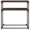 vidaXL Console Table Brown Oak 75x35.5x75 cm Engineered Wood