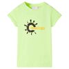 Kids'T-shirt Neon Yellow 92