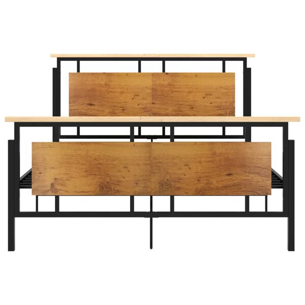 vidaXL Bed Frame without Mattress Metal 140x200 cm