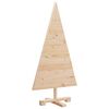 vidaXL Christmas Trees with Stand Natural 90 cm Solid pine wood