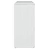 vidaXL Sideboard High Gloss White 90.5x29.5x65 cm Engineered Wood