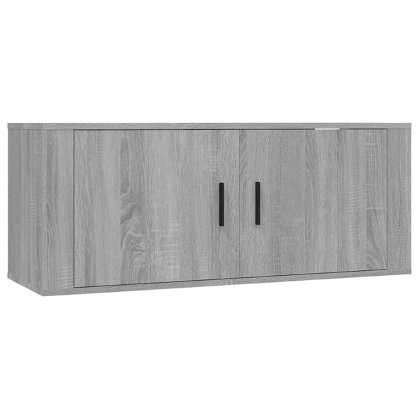 vidaXL 5 Piece TV Cabinet Set Grey Sonoma Engineered Wood