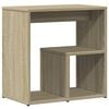 vidaXL Side Tables 2 pcs Sonoma Oak 50x30x50 cm Engineered Wood
