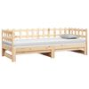 vidaXL Pull-out Day Bed without Mattress 2x(80x200) cm Solid Wood Pine