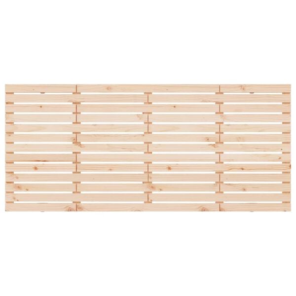vidaXL Wall Headboard 186x3x91.5 cm Solid Wood Pine