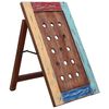 vidaXL Wine Rack for 15 Bottles 47x28x78 cm Solid Reclaimed Wood
