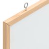 vidaXL Magnetic Whiteboard with Solid Pine Wood Frame 100x55 cm
