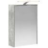 vidaXL Bathroom Mirror Cabinet Concrete Grey 43 x 16 x 62.5 cm
