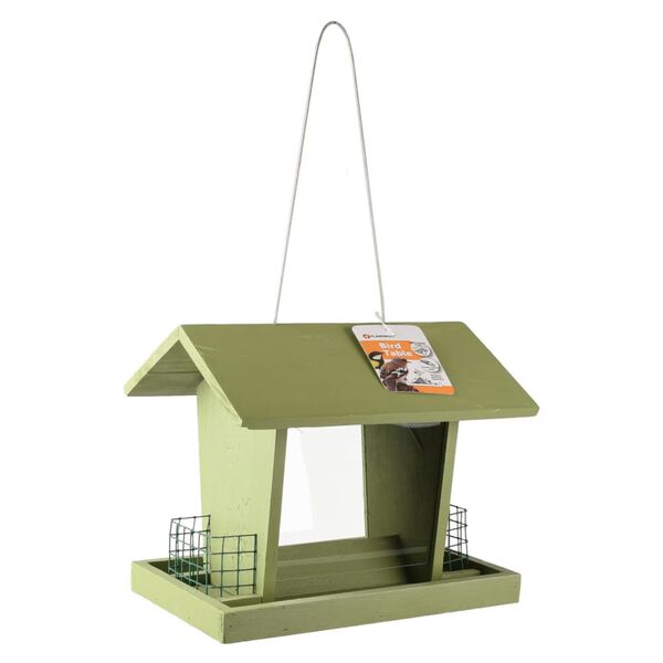 FLAMINGO Hanging Bird Feeder Silo Mado Green