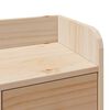 vidaXL Bookcase Bed without Mattress 140x200 cm Solid Wood Pine
