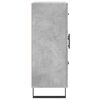 vidaXL Sideboard Concrete Grey 69.5x34x90 cm Engineered Wood