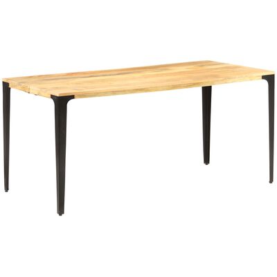 vidaXL Dining Table 160x80x76 cm Solid Mango Wood