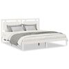 vidaXL Extra Long Bed Frame without Mattress&nbsp;White 200x210 cm Solid Wood