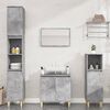 vidaXL 2 Piece Bathroom Furniture Set Concrete Grey Engineered Wood