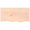 vidaXL Basin Shelf Wall Mounted Steel and Solid Wood Oak