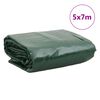 vidaXL Tarpaulin Green 5x7 m 650 g/m&sup2;
