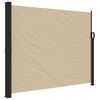 vidaXL Retractable Side Awning Beige 170x300 cm