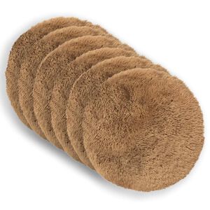 vidaXL Cushion with Pillow HEERLEN 2 pcs Taupe PV Fleece