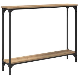vidaXL Console Table Artisan Oak 100 x 22.5 x 75 cm Engineered Wood