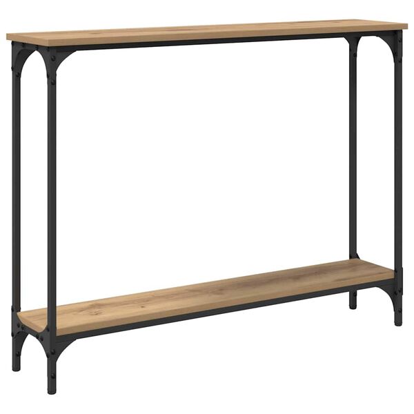 vidaXL Console Table Artisan Oak 100 x 22.5 x 75 cm Engineered Wood