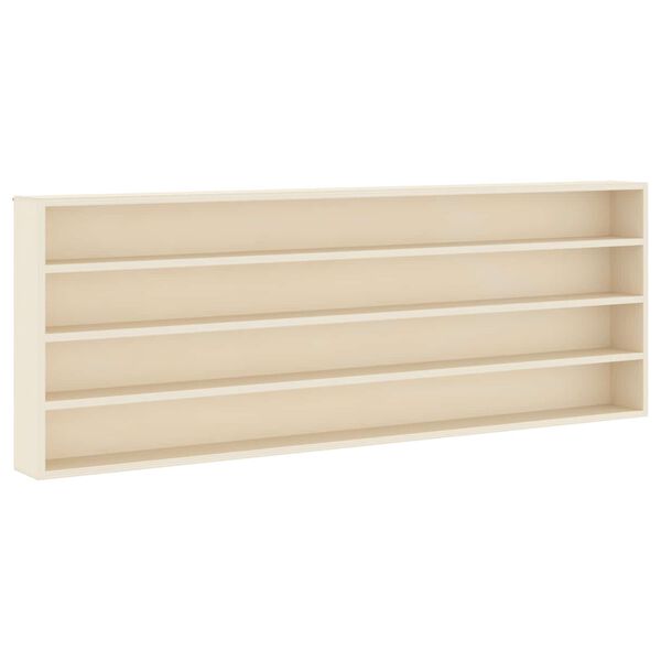 vidaXL Wall Display Case Beige 100 x 8.5 x 36 cm Engineered Wood