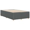 vidaXL Bed Frame without Mattress Dark Grey Double Fabric