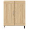 vidaXL Highboard Sonoma Oak 69.5x34x180 cm Engineered Wood