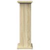 vidaXL Display Stand with Storage Sonoma Oak 31x30x90 cm Engineered Wood