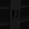 vidaXL Office Cabinet Black 90x40x105 cm Steel