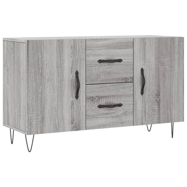 vidaXL Sideboard Grey Sonoma 100x36x60 cm Engineered Wood
