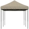 vidaXL Foldable Party Tent Pop-Up Taupe 580x292x315 cm
