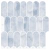 vidaXL Feather Tile 10 pcs Light Blue 30 x 30 cm Polyurethane and PET
