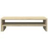 vidaXL Monitor Stand Sonoma Oak 54x22x15 cm Engineered Wood