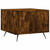 vidaXL Coffee Table Smoked Oak 50x50x40 cm Engineered Wood