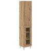 vidaXL Highboard 2 pcs Artisan Oak Engineered Wood
