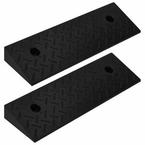 vidaXL Kerb Ramps 2 pcs 50x17,5x5 cm Rubber
