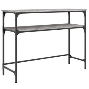 vidaXL Console Table Grey Sonoma 100x35,5x75 cm Engineered Wood