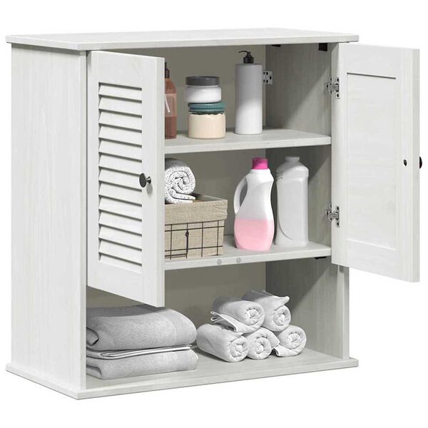 vidaXL Wall-mounted Bathroom Cabinet VIGO White 67.5 x 34 x 71.5 cm