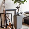 LECHUZA Planter CANTO Stone 30 High ALL-IN-ONE Stone Grey