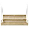 vidaXL Swing Bench Impregnated Pinewood 155x65x60 cm