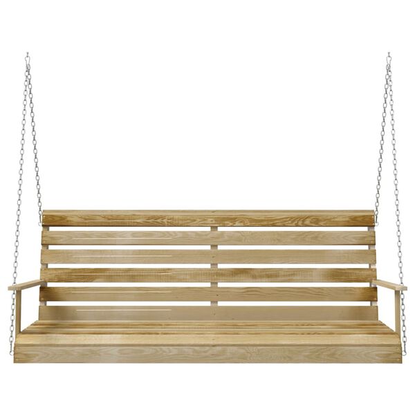 vidaXL Swing Bench Impregnated Pinewood 155x65x60 cm