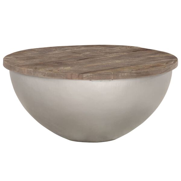 vidaXL Bowl Shaped Coffee Table &Oslash;60 cm Solid Mango Wood