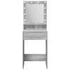 vidaXL Dressing Table Grey Sonoma 50 x 41 x 135 cm Engineered Wood